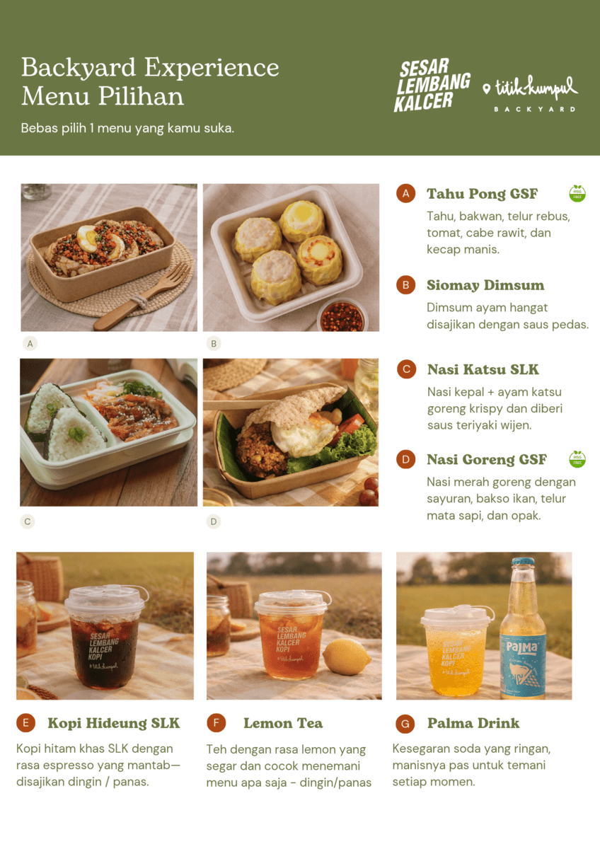 Menu Pilihan di SLK